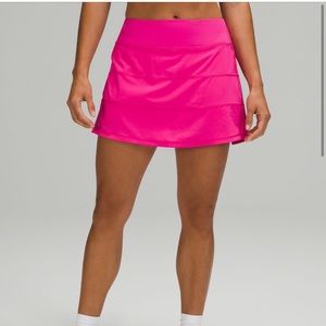 Lululemon sonic pink tennis skirt